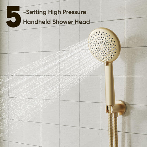 Gabrylly 59-inch shower hose offers flexible movement during showers