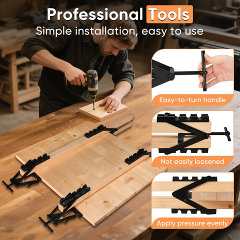 GADFISH clamps with height-adjustable four-slot rods for width control