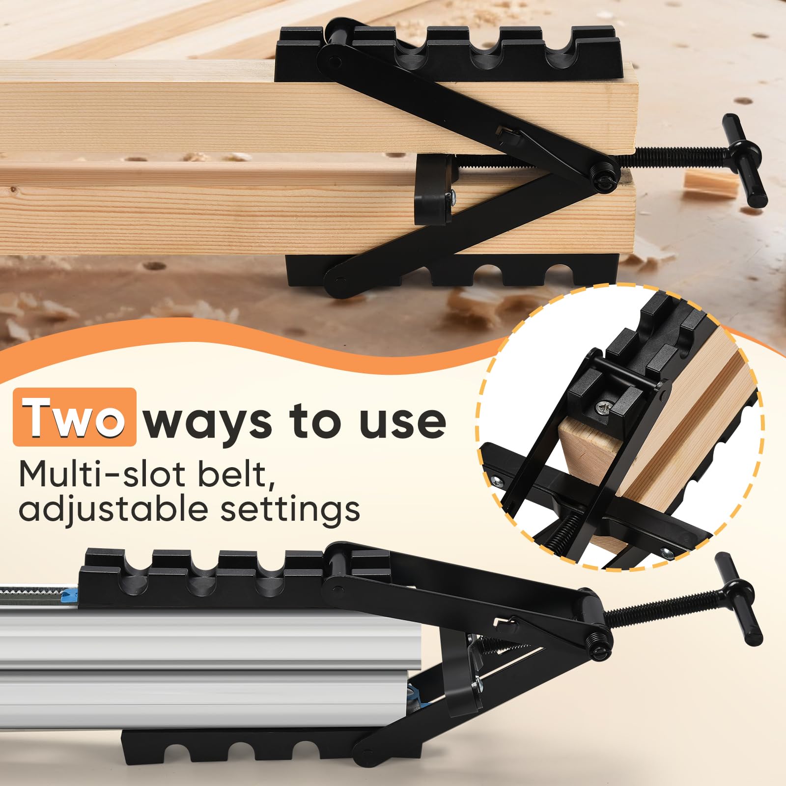 GADFISH clamps with channel installation option for versatile setup