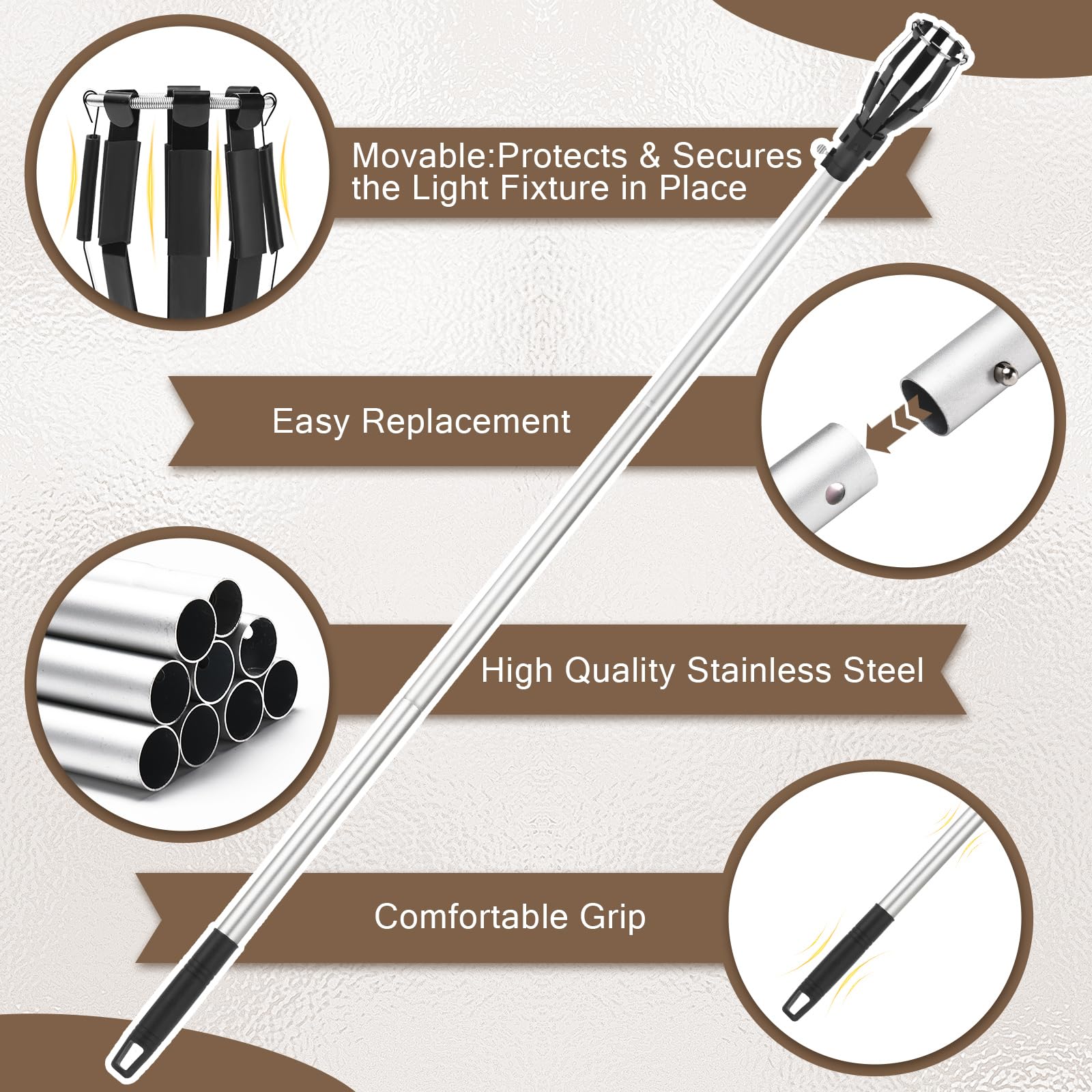 GADFISH safety design with silicone touch strip for stable handling