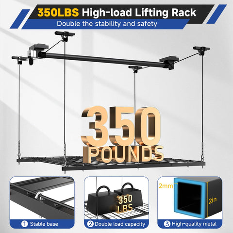 GADFISH smart lift controller with locking latch for secure height hold.