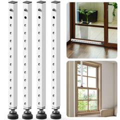 Gadgetzan Window Security Bar adjustable 17-33 inches for flexible window security.
