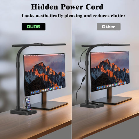 GAEFURY lamp with color temperature options from warm to cool.