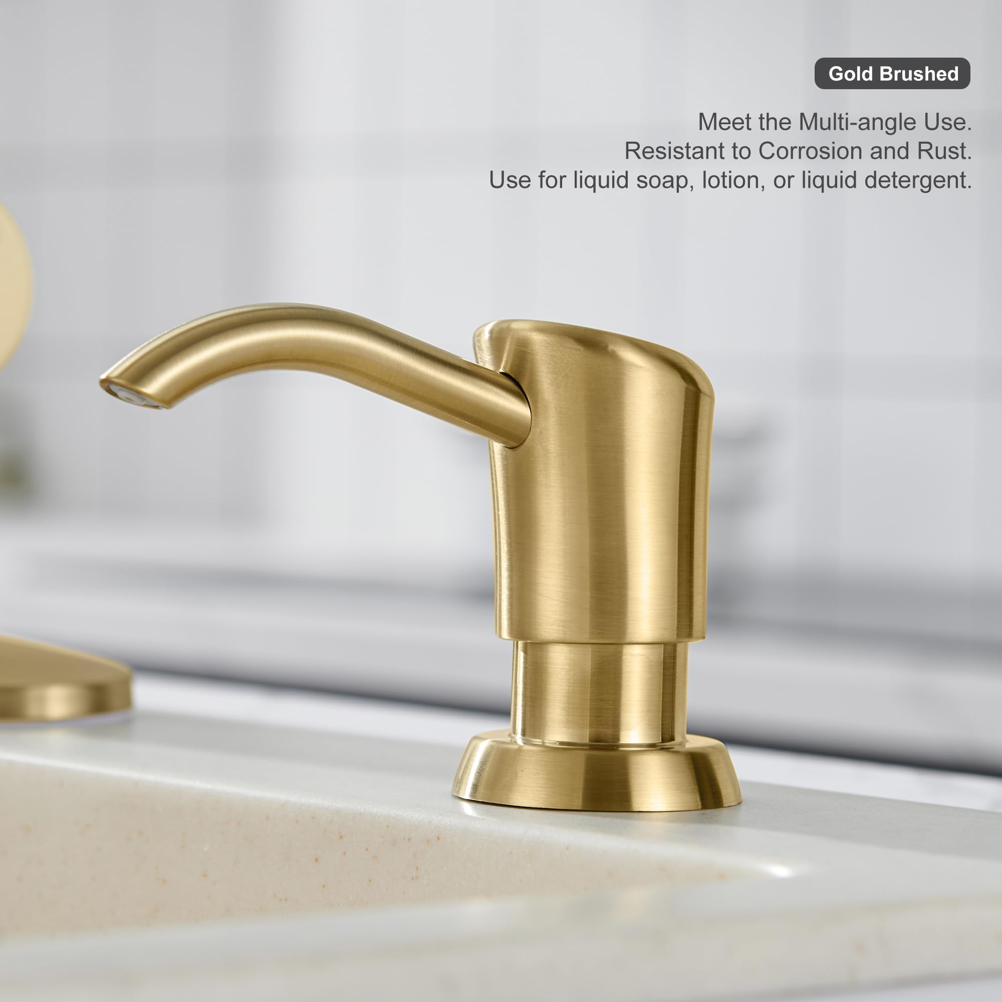 GAGALIFE extension tube kit shows 40-inch tube for direct pour from large dish soap bottles.