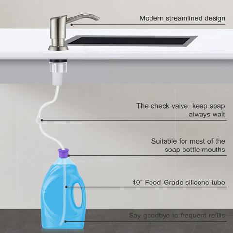 GAGALIFE 40 inch silicone tube remains flexible for smooth flow.
