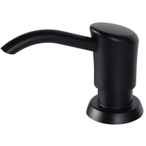 GAGALIFE built-in sink dispenser with matte black pump saves counter space