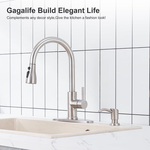 GAGALIFE extension tube kit provides a 40 inch reach for easy refills.