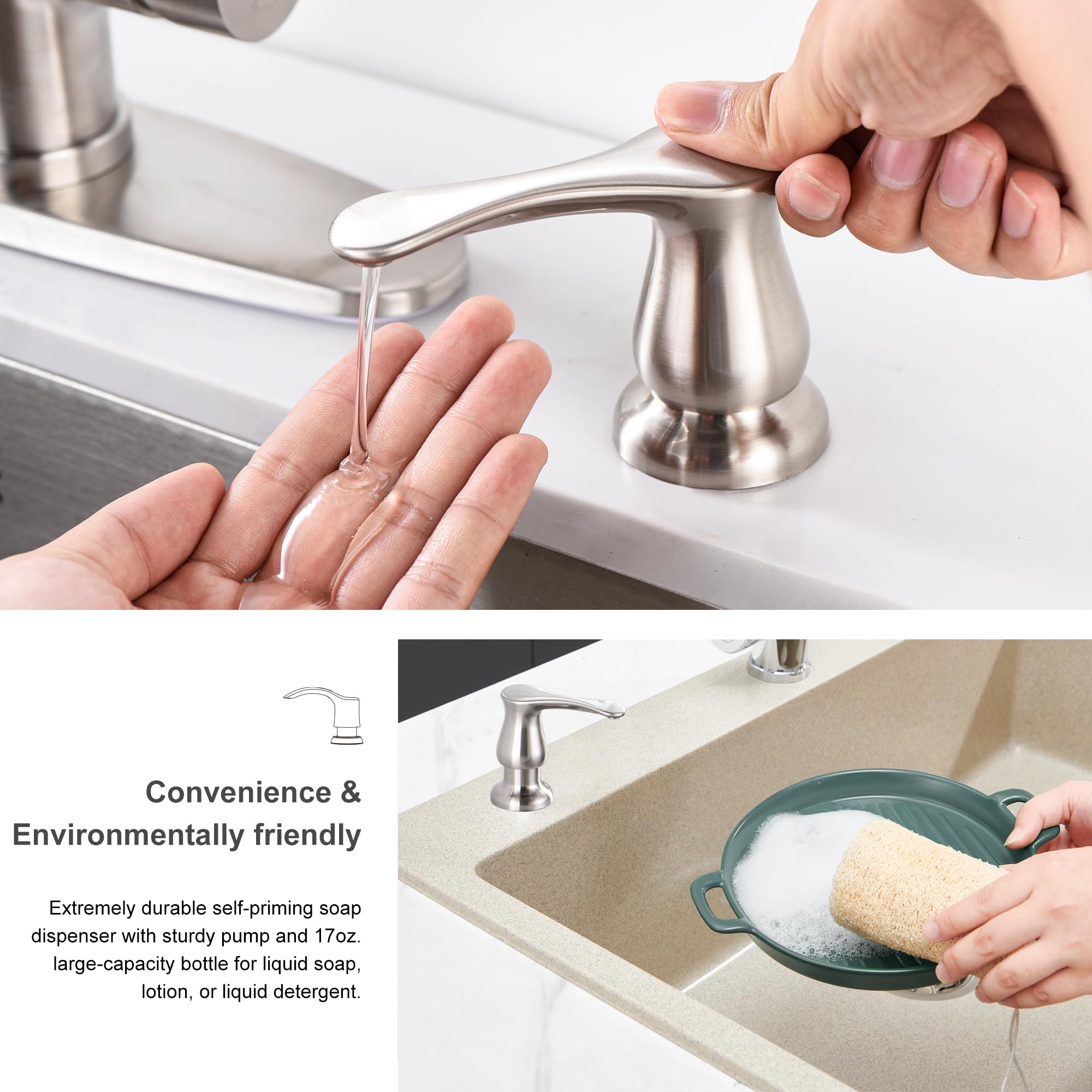 GAGALIFE fits standard 1 to 1.7 inch hole for quick installation