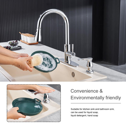 GAGALIFE included rubber washers prevent countertop leaks