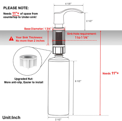 GAGALIFE top-refill design, easy soap replenishment and maintenance.