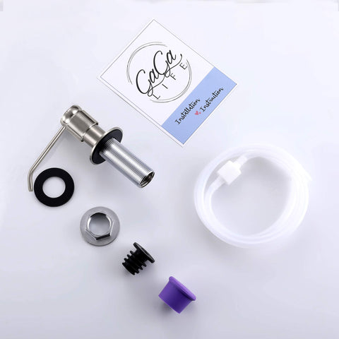 GAGALIFE kitchen sink setup showcases easy soap dispensing