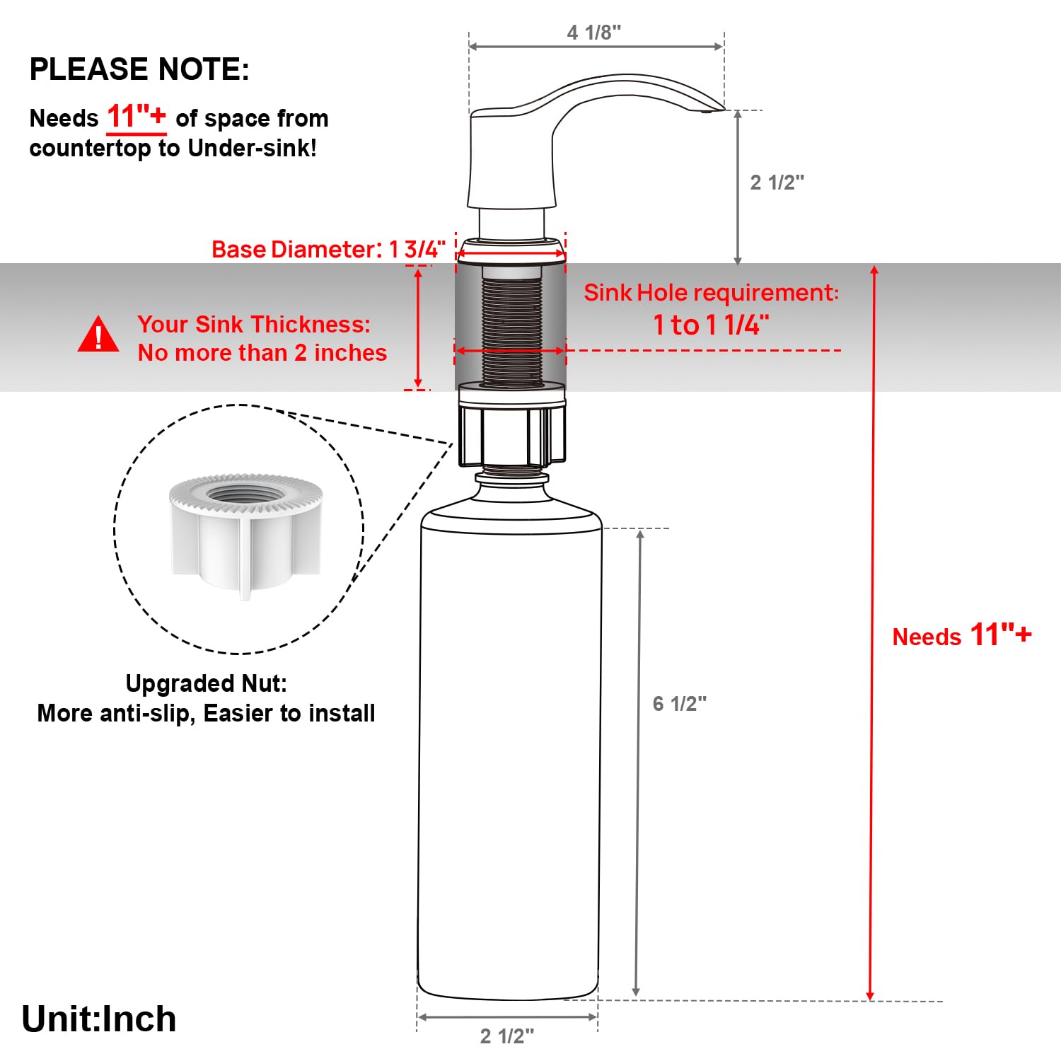 GAGALIFE refill from top feature reduces spills during refilling.
