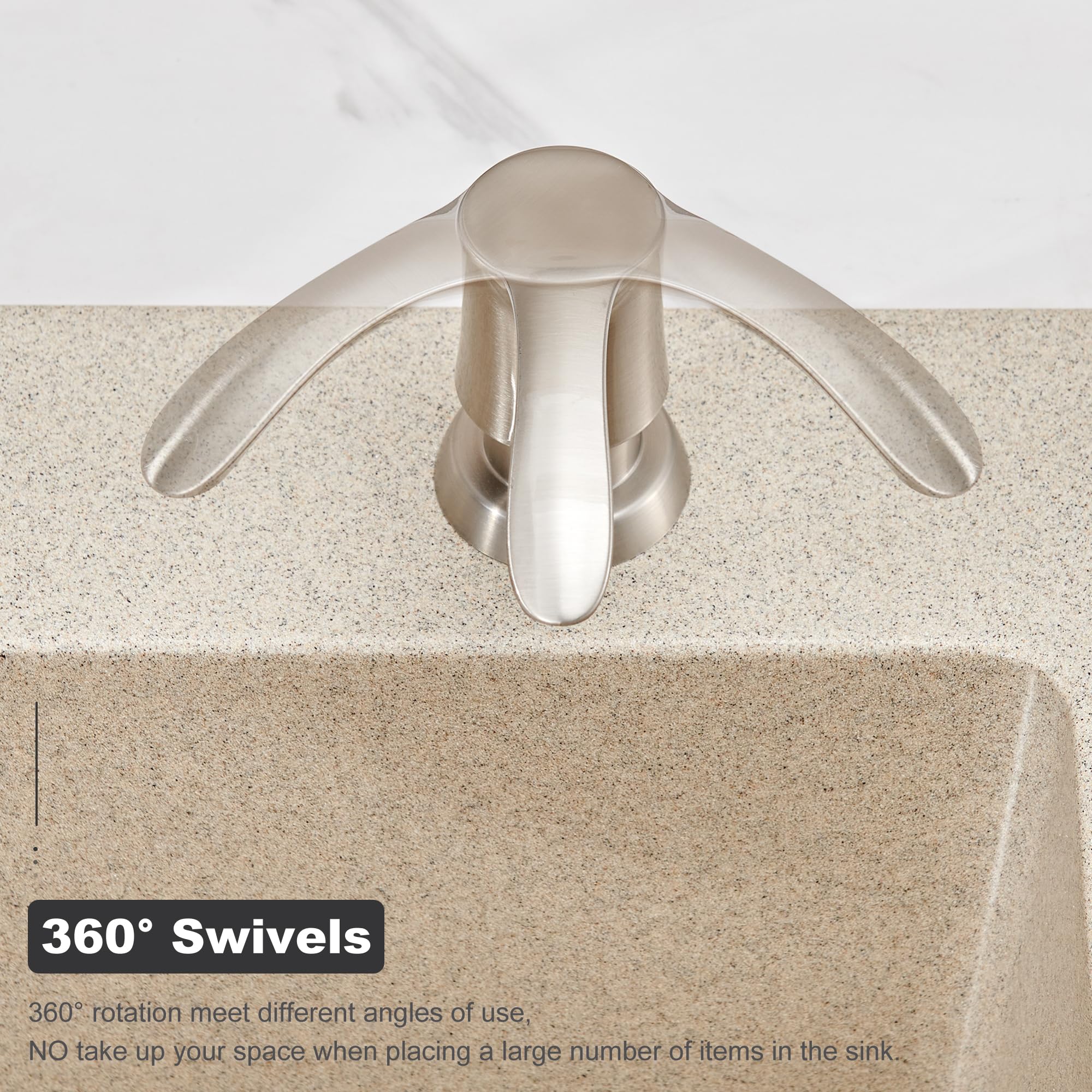GAGALIFE Rubber washers prevent countertop leaks during use
