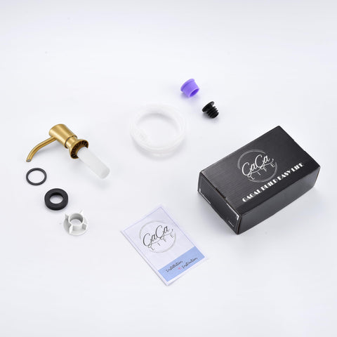 GAGALIFE 40 inch silicone tube stays soft and elastic for smooth soap flow.