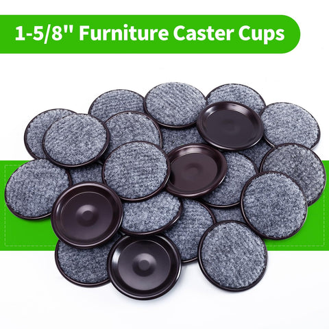 GAGUIUP caster cups protect wheeled furniture on various floors