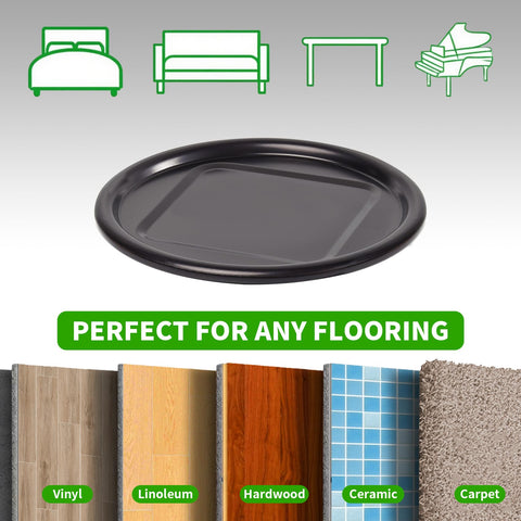Gaguiup round sliders fit under furniture to reduce friction during rearrangement.