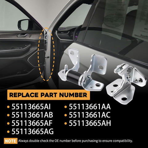 Gaimeila driver-side front door hinge for Jeep Grand Cherokee WK 2022 stabilizes door alignment.