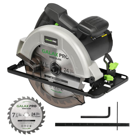 GALAX PRO 11-amp circular saw front view for precise cuts