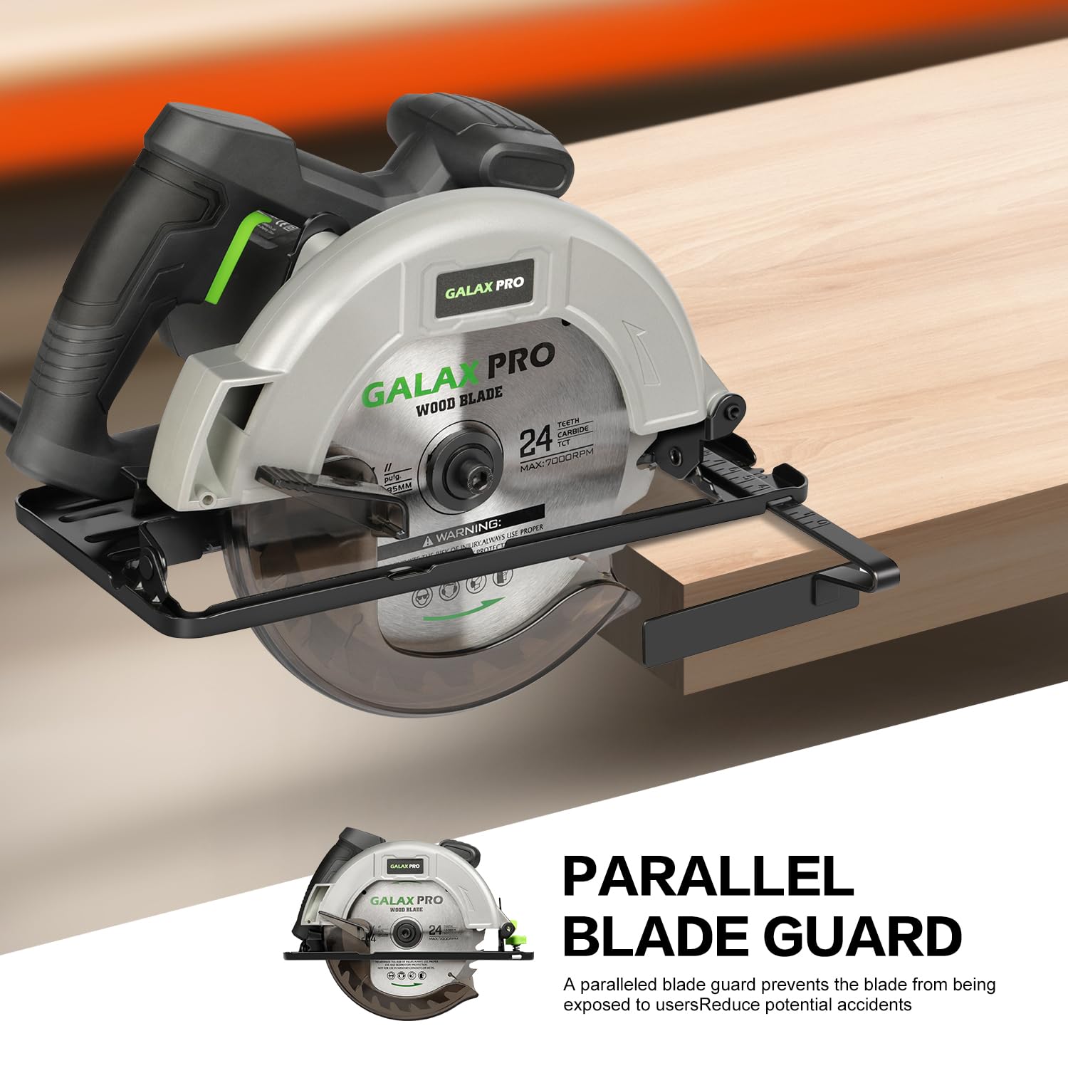 GALAX PRO 11-amp circular saw ideal for wood cutting