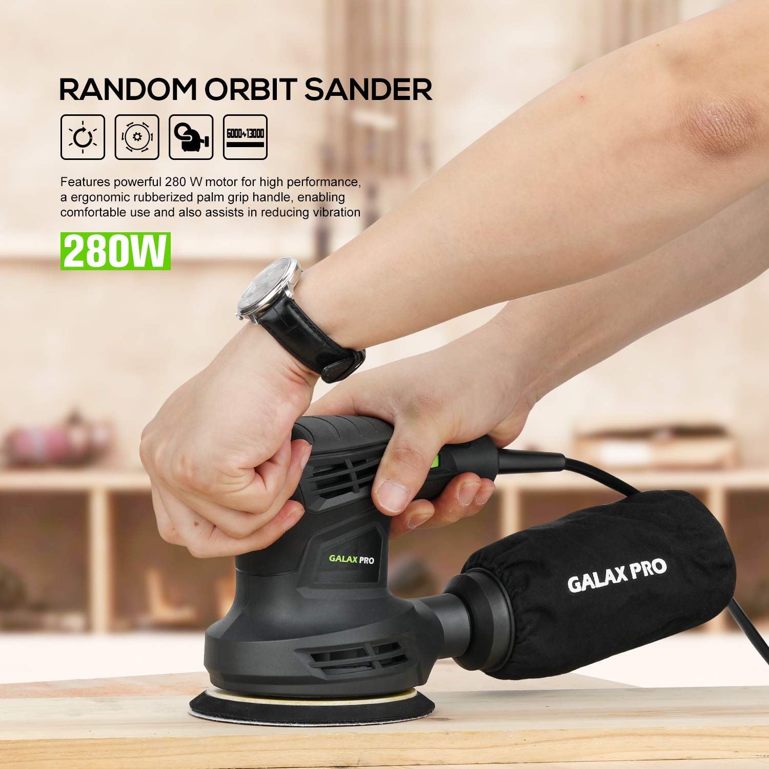GALAX PRO at 13,000OPM speeds fast material removal on rough surfaces.