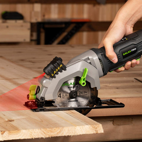 GALAX PRO 24T TCT blade 4-1/2 inch delivers clean material cuts.