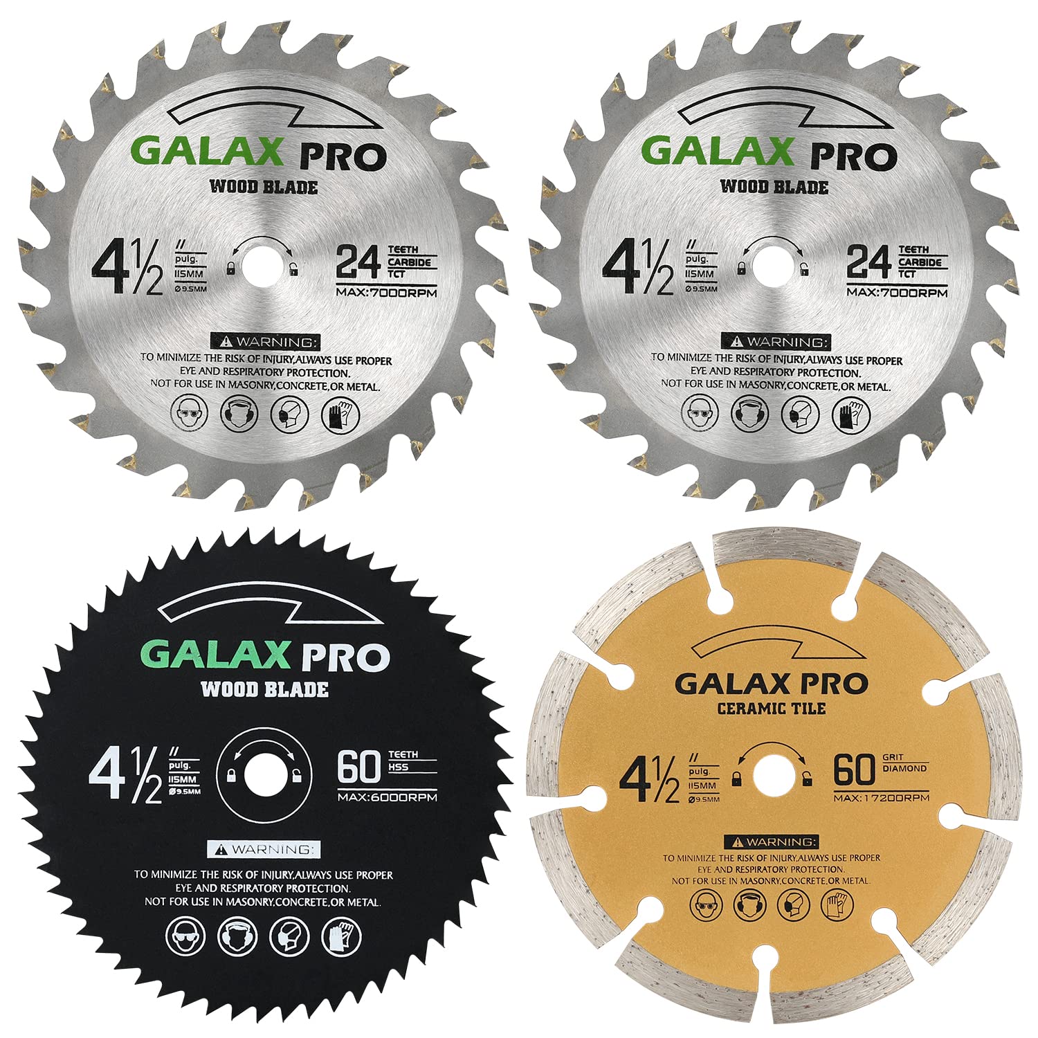 GALAX PRO 24T carbide wood blade cutting wood smoothly