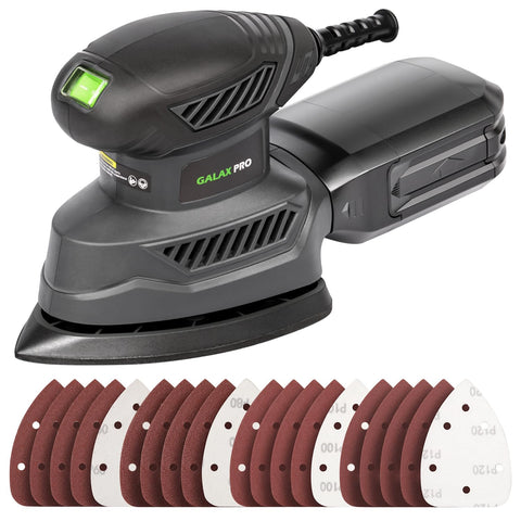GALAX PRO Detail Sander front view, compact for precise corners.