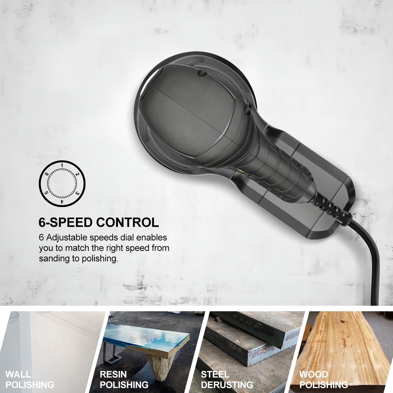 GALAX PRO dust collection box facilitates easy cleanup.