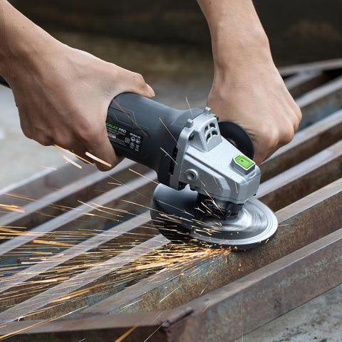 GALAX PRO electric angle grinder with 12,000 RPM motor for quick work
