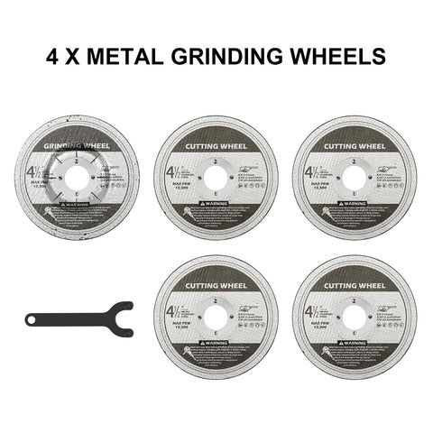 GALAX PRO electric angle grinder with flap disc for deburring and finishing