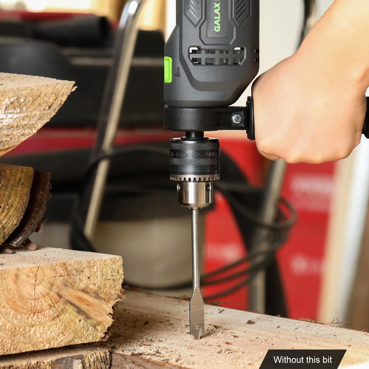 GALAX PRO operates at 3000 RPM for steady drilling and chiseling.