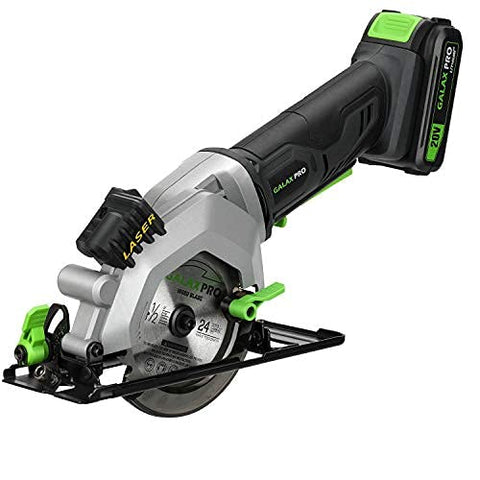 GALAX PRO Mini Circular Saw with laser guide for precise wood cuts
