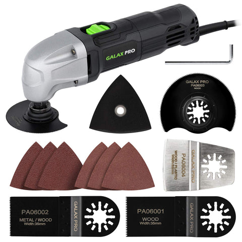 GALAX PRO oscillating multi-tool side view highlights ergonomic grip