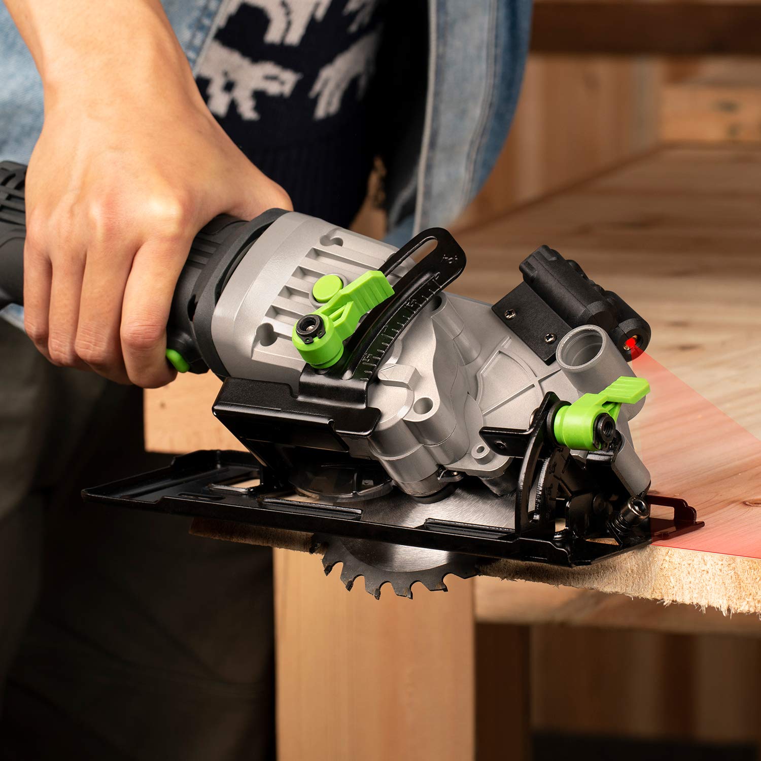 GALAX PRO rip guide accessory improves repeatable straight cutting.