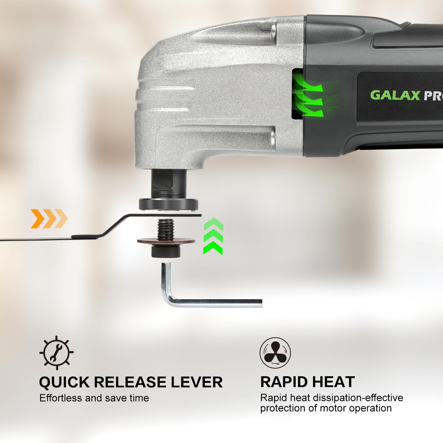 GALAX PRO soft metal cutting blade for clean metal work
