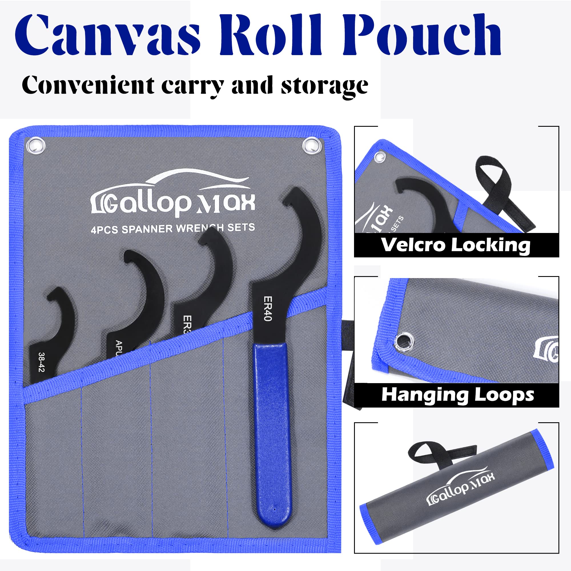 GallopMax coilover spanner ER32 delivers reliable grip during fitment