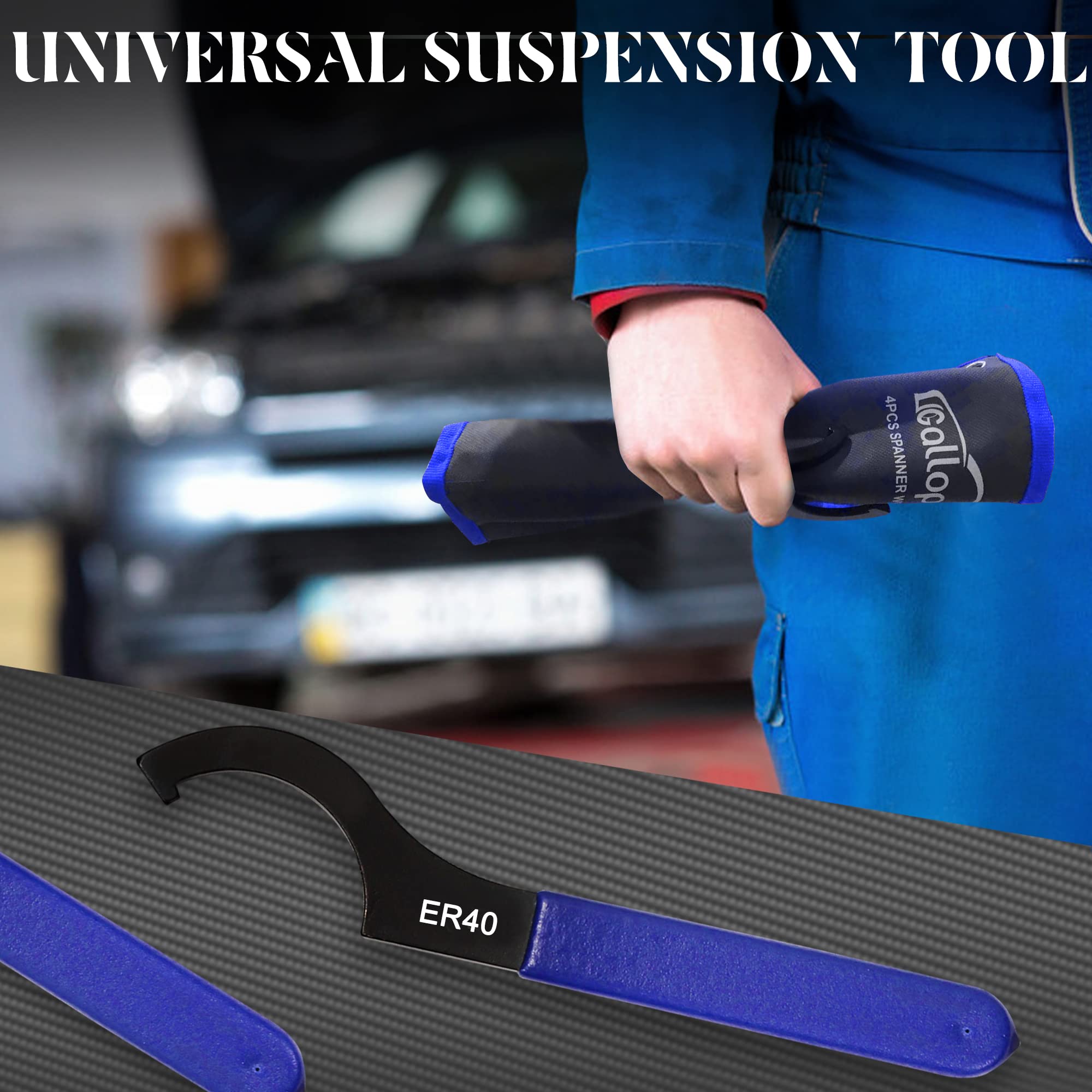 GallopMax roll up pouch for spanner wrench keeps tools organized