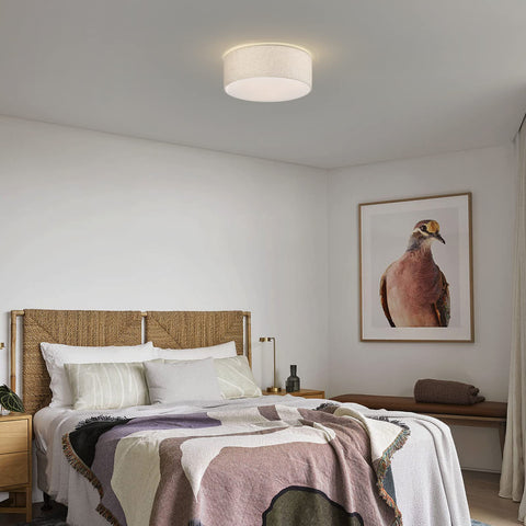 13-inch drum ceiling light by Galtlap highlighting modern flush mount profile