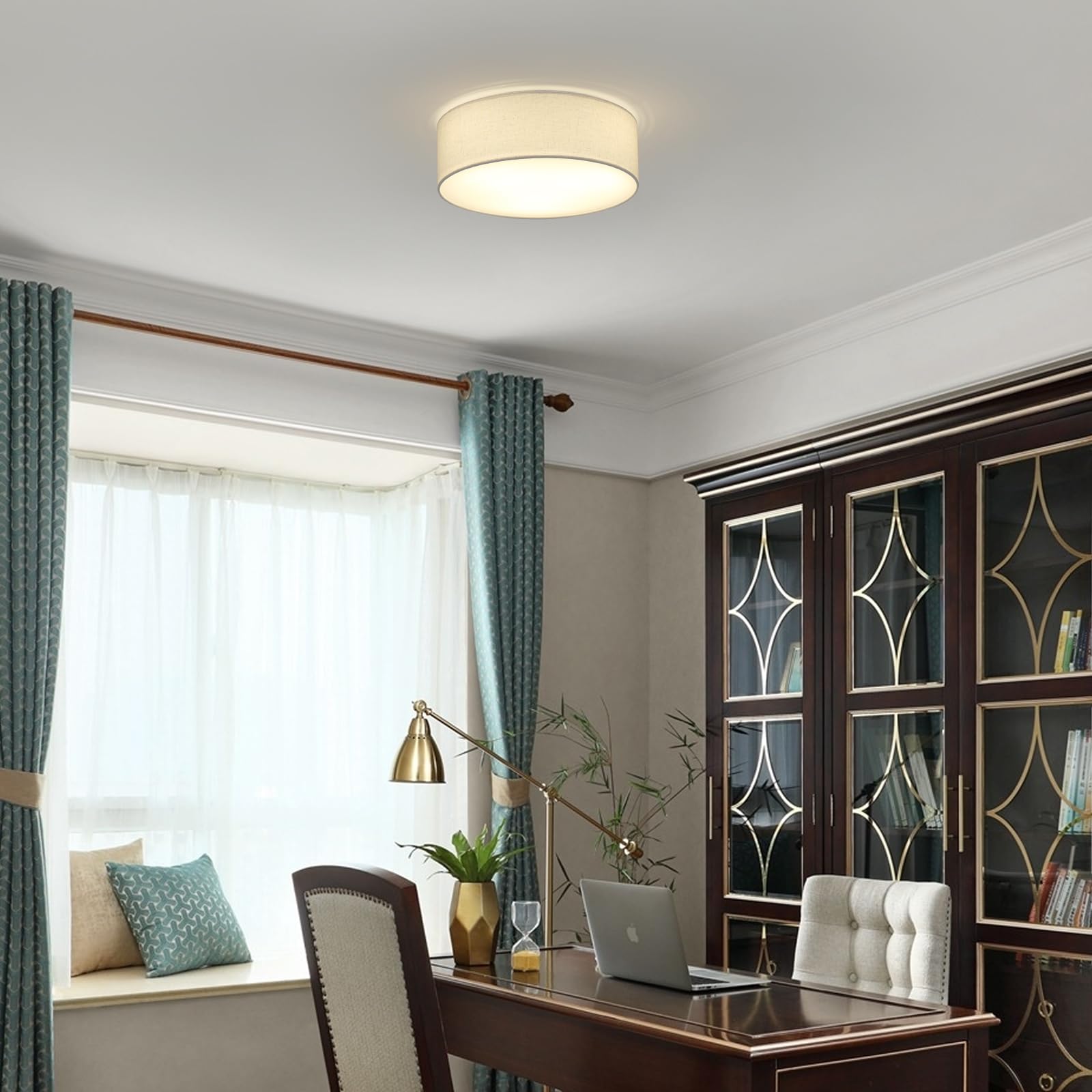 Galtlap ceiling light in a living room setup for warm ambience
