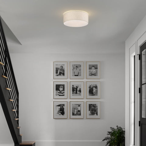 Dimmable Galtlap fixture shown with compatible dimmer and bulbs