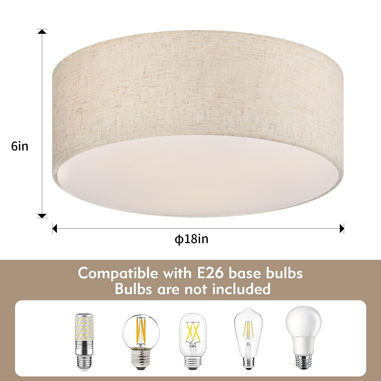 Galtlap easy-install flush mount ceiling light kit for quick ceiling setup.