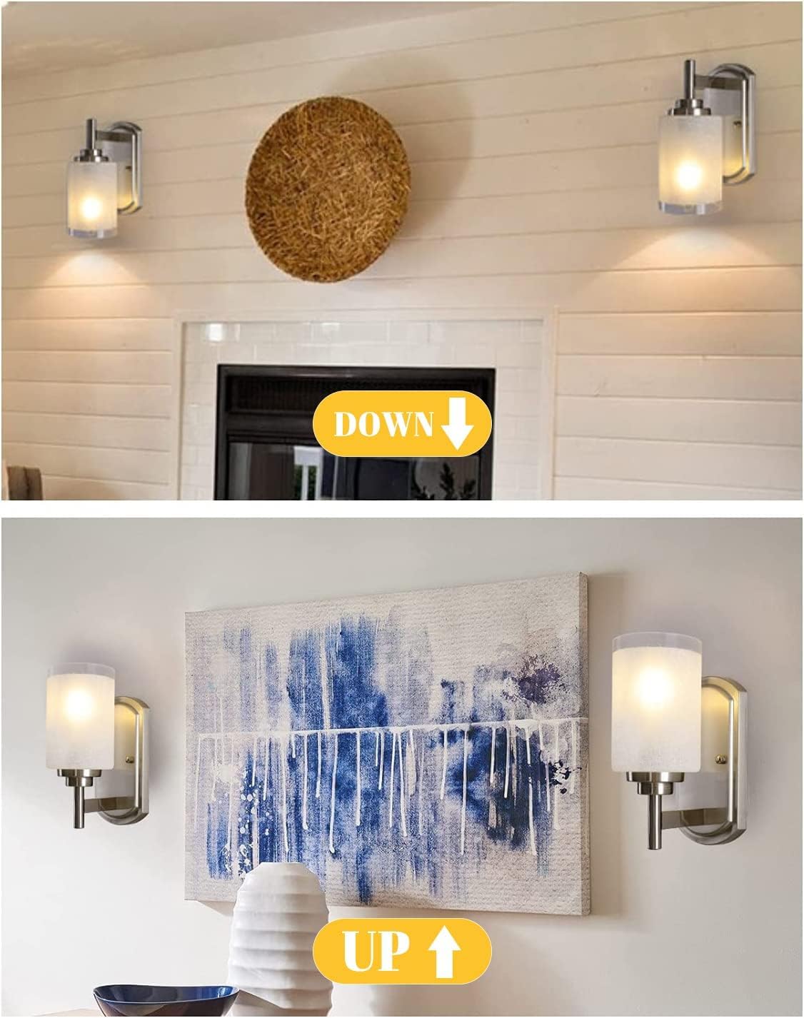 Galtlap up-down mount option allows flexible hallway installation.