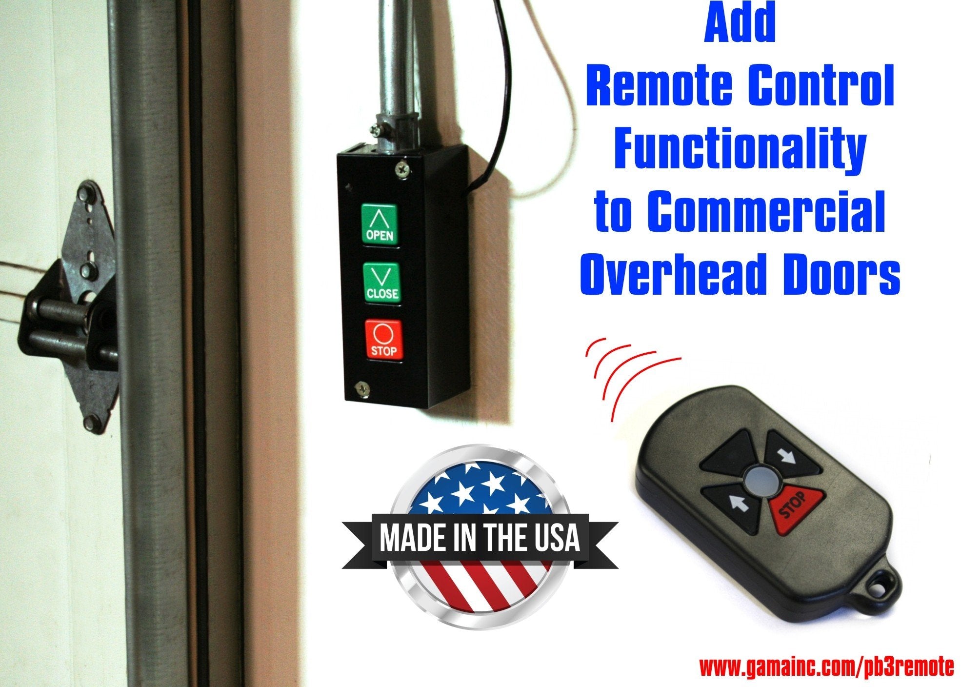 GAMA PB3-DRC remote control button for convenient door operation