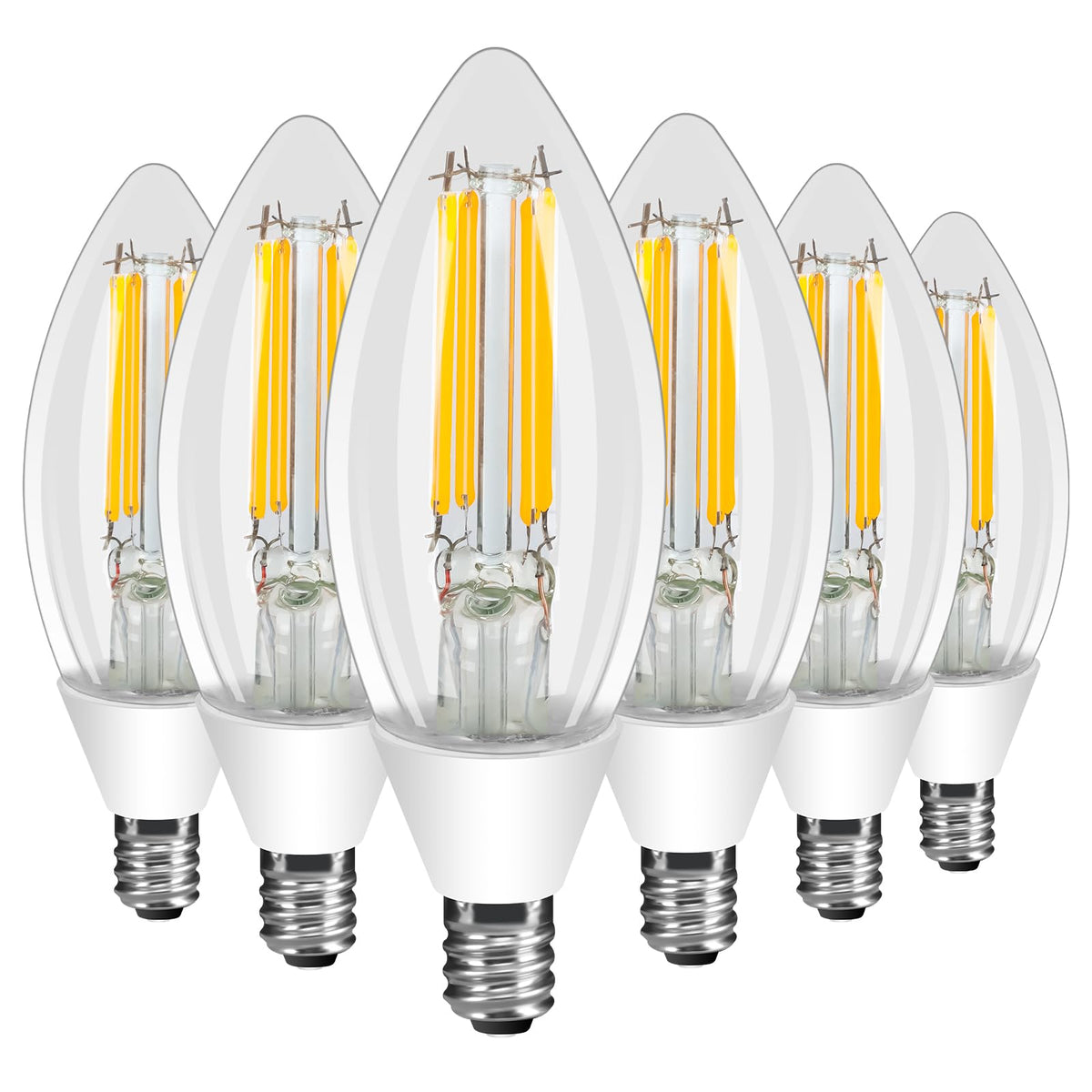 Ganiude E12 dusk-to-dawn porch bulb delivers warm 2700K light for welcoming entryways.