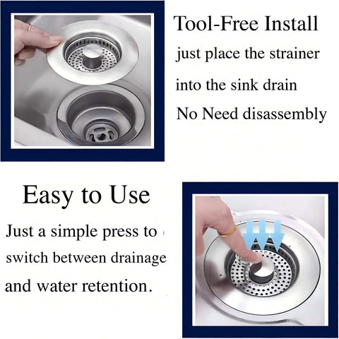 Ganliving universal-fit design works with US 3-1/2 inch drains.