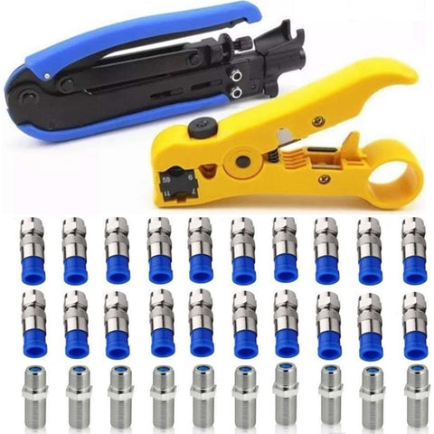 Gaobige coaxial compression tool for fast, reliable terminations.