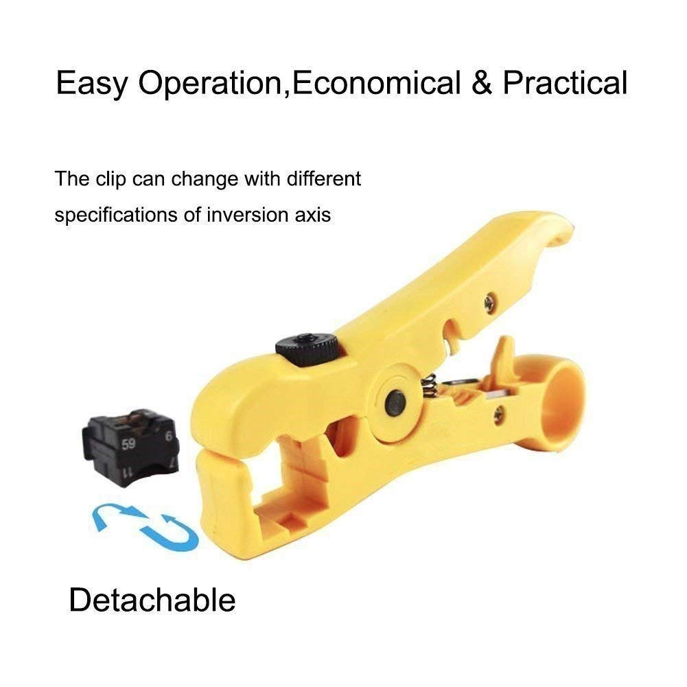 Gaobige tool in use for indoor satellite and CCTV cabling.