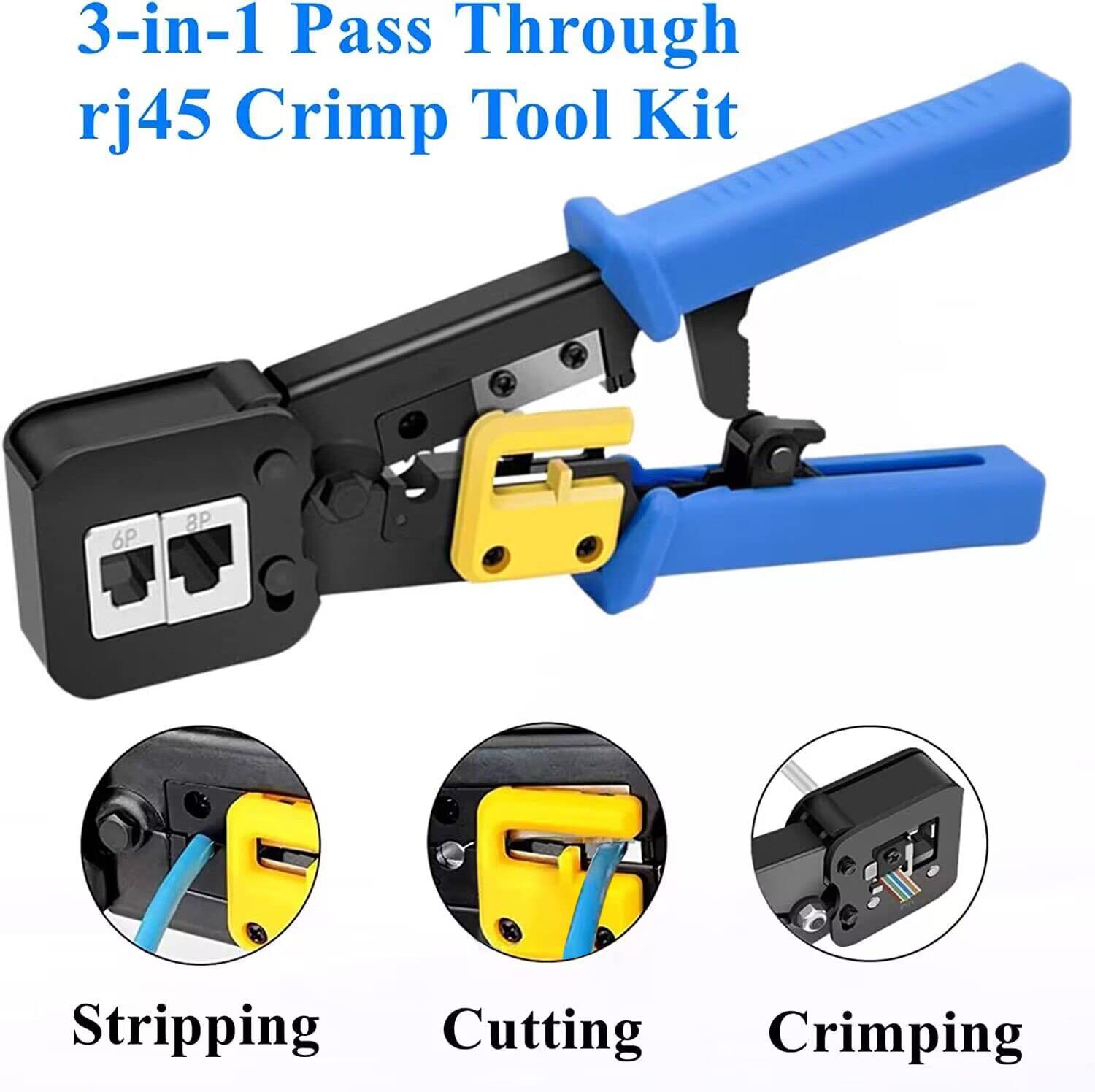 Gaobige pass-through connectors collection for fast network cabling