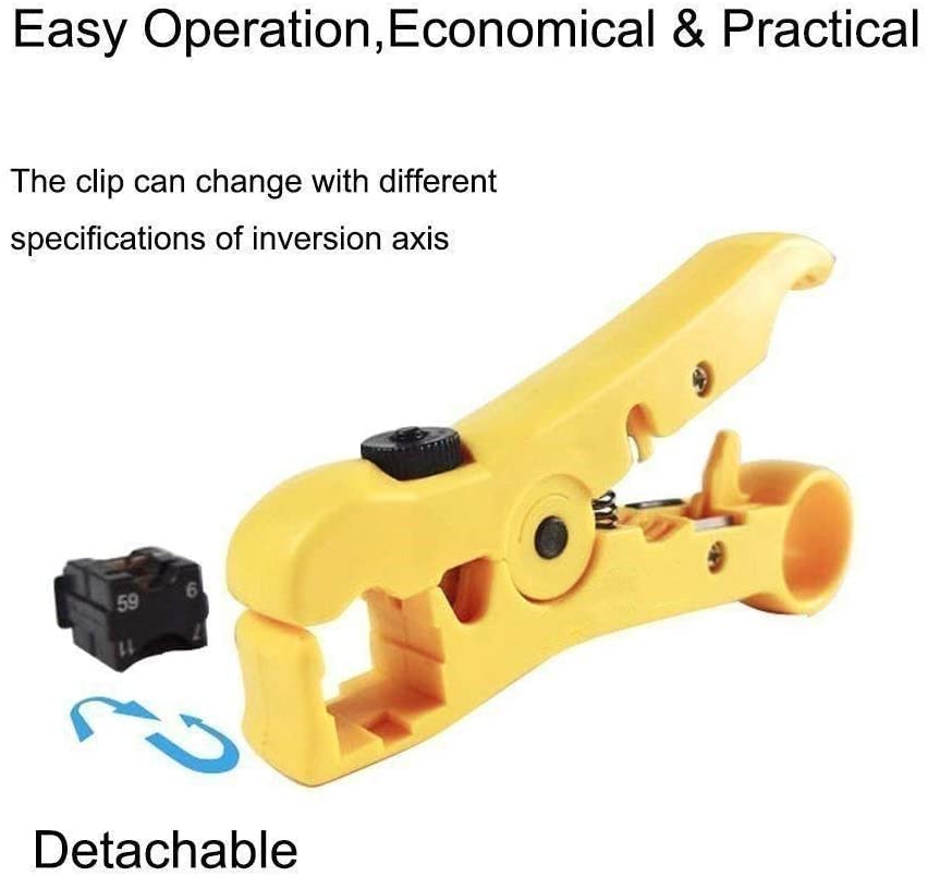 Gaobige portable crimp tool with soft-grip handle ideal for indoor installs.