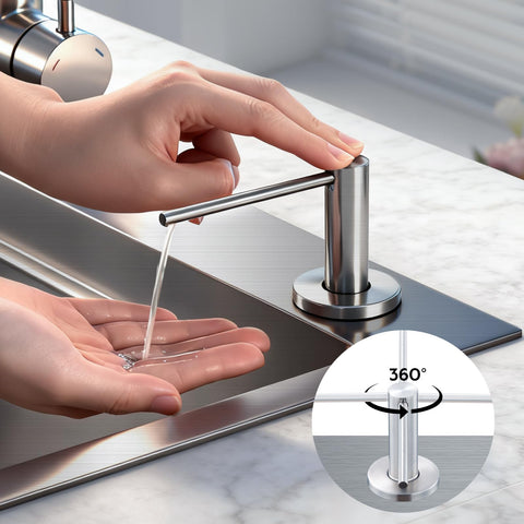 GAPPO modern kitchen design complements a tidy sink area
